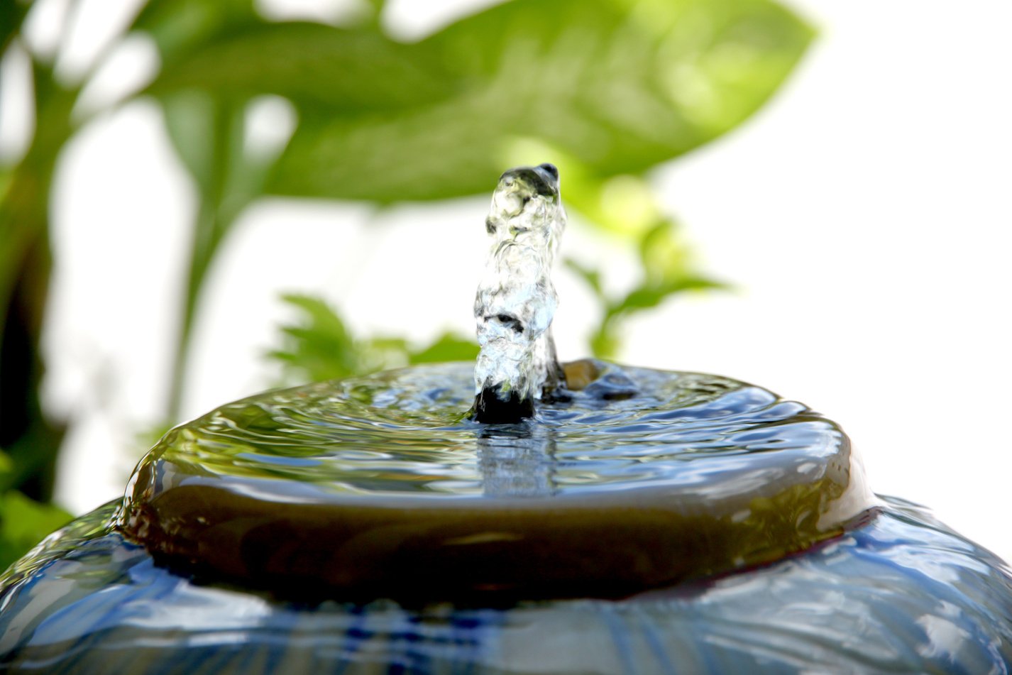 Small fountain.